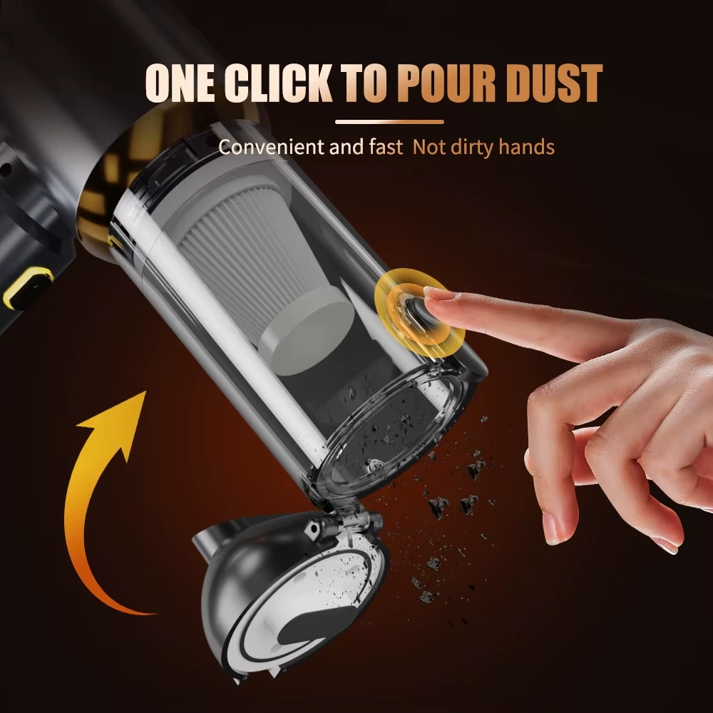 Mini Aspirateur de Voiture Puissant – Portable et Multifonction
