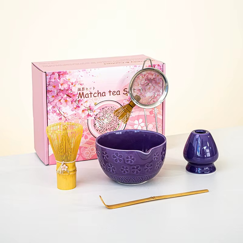 Service à Thé Matcha – Fleurs de Cerisier - Art du Thé Japonais