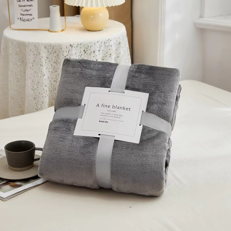 Couvre-lit Doux & Respirant en Tissu Doudou
