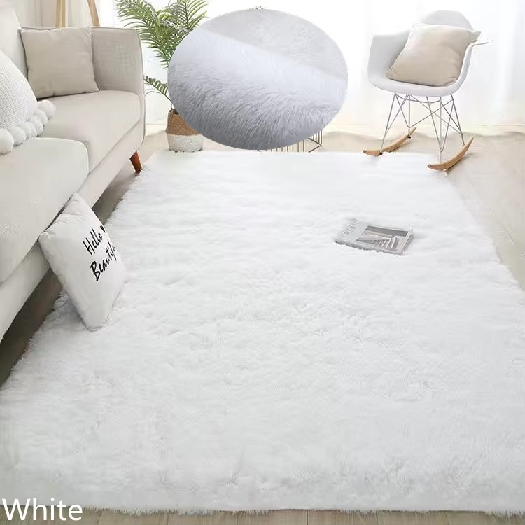 Tapis de Hall Moelleux Blanc - Doux, Antidérapant et Moderne 2