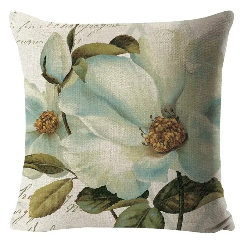 Taie d’Oreiller Fleurie Colorée – Tournesol, Rose, Pissenlit – Déco Maison & Voiture