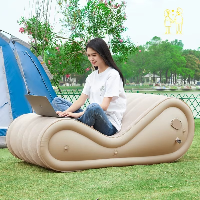 Canapé Gonflable Inclinable – Élégance et Confort Nomade