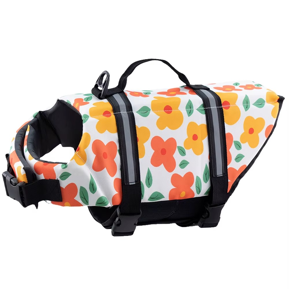 Gilet de Sauvetage pour Chien – Flottabilité Sécurisée pour la Plage