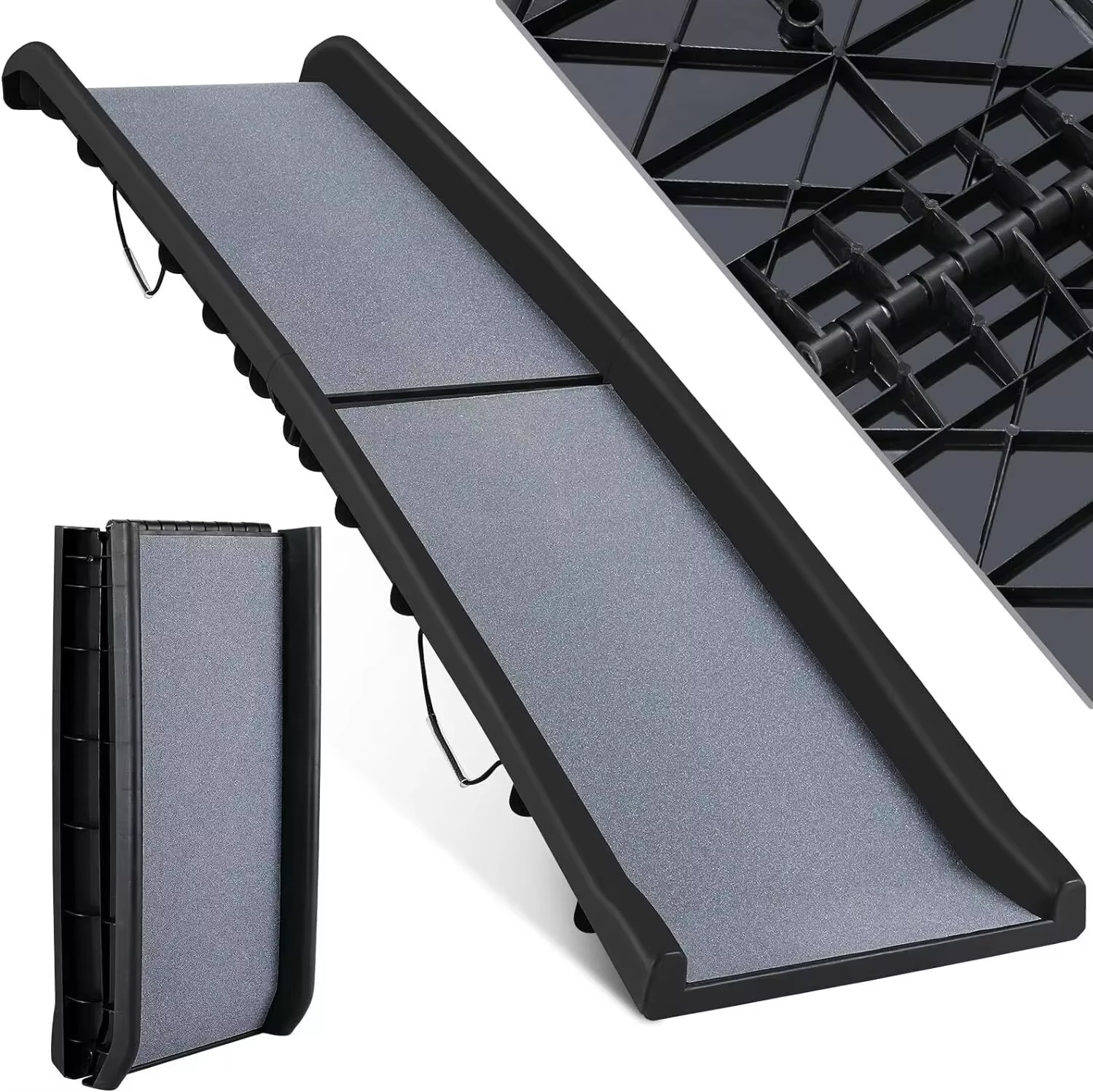 Rampe pliante Happy Ride pour chiens – 156 cm, portable, antidérapante & légère