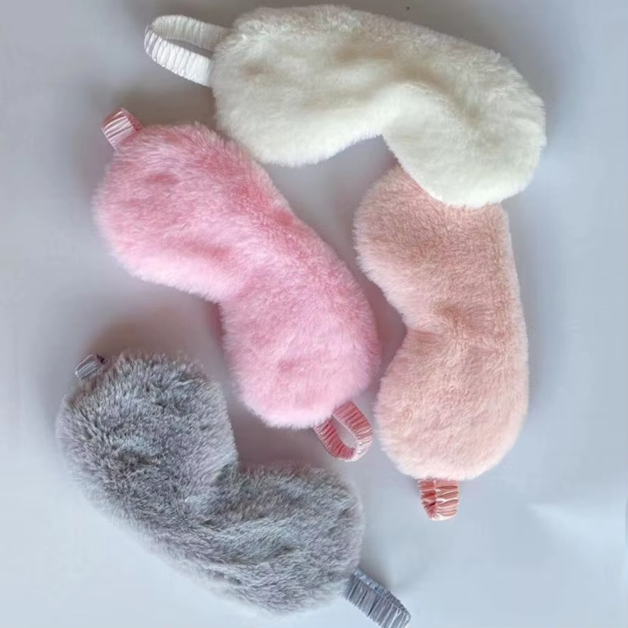Masque de Sommeil en Peluche Douce