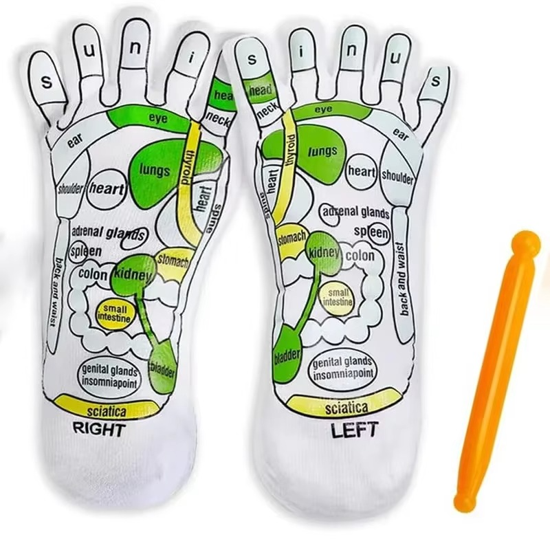 Chaussettes d’Acupression- Réveil énergétique & détente absolue à chaque pas