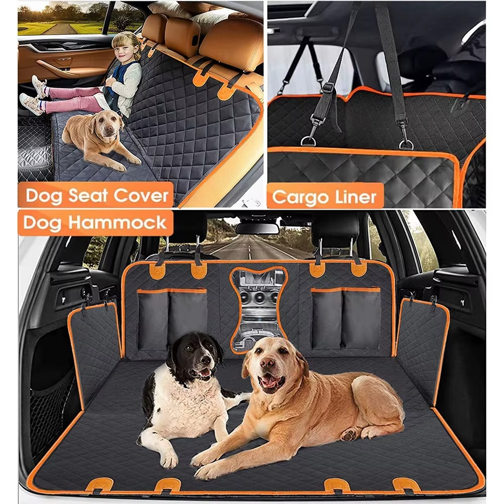 Housse de Siège de Voiture Universelle Imperméable avec Fenêtre en Maille