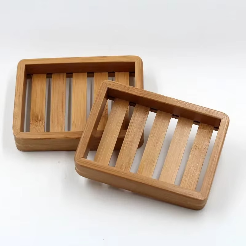 Porte-Savon en Bois de Bambou – Naturel et Élégant