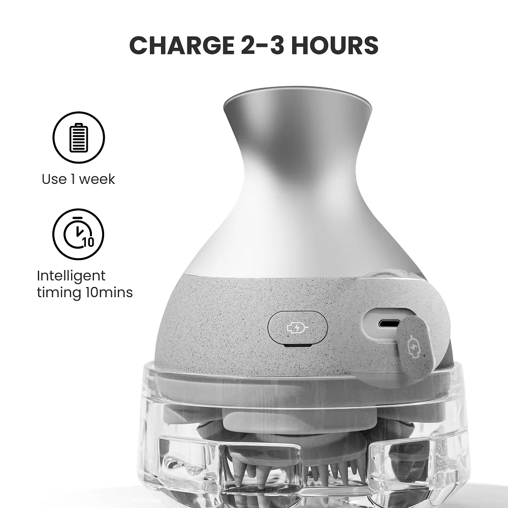 Masseur de Cuir Chevelu Électrique Sans Fil