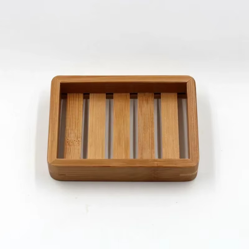 Porte-Savon en Bois de Bambou – Naturel et Élégant