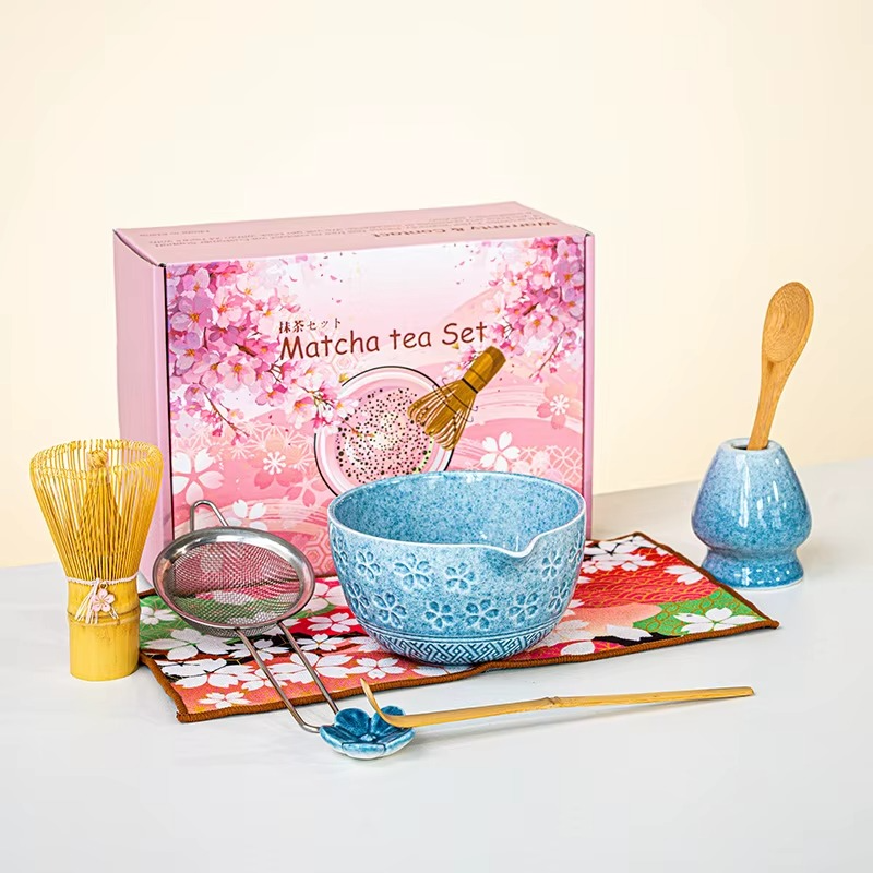 Service à Thé Matcha – Fleurs de Cerisier - Art du Thé Japonais