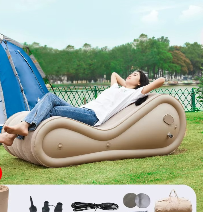 Canapé Gonflable Inclinable – Élégance et Confort Nomade