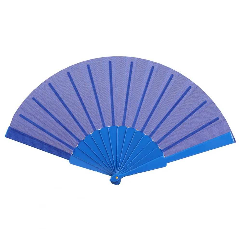 Éventail Pliable en Dentelle Florale