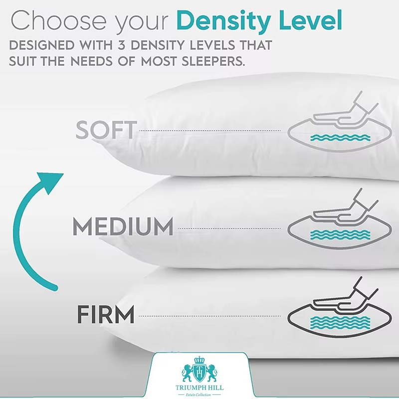 Oreiller de Luxe en Duvet d’Oie Blanche – Confort Royal, Élégance Naturelle