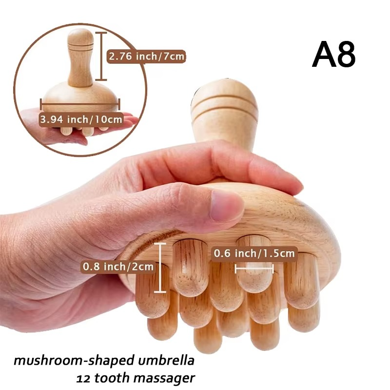 Outil de massage en bois
