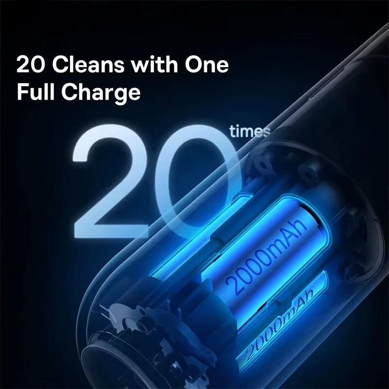 Mini Aspirateur de Voiture – Puissant, Portable et 2 en 1 Aspiration & Soufflage