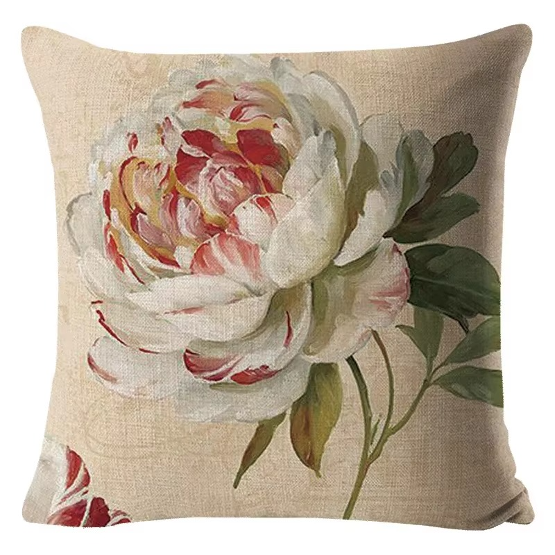 Taie d’Oreiller Fleurie Colorée – Tournesol, Rose, Pissenlit – Déco Maison & Voiture