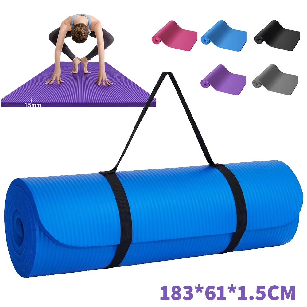 Tapis de Yoga & Fitness en NBR – Confort et Adhérence Optimale