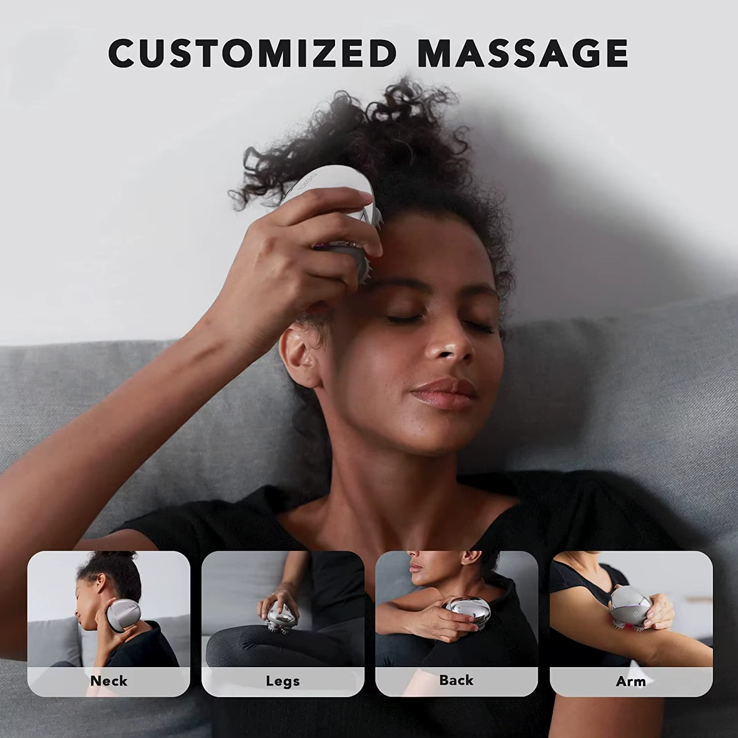 Mini Masseur de Cuir Chevelu Pro | Électrique, Sans Fil & Étanche