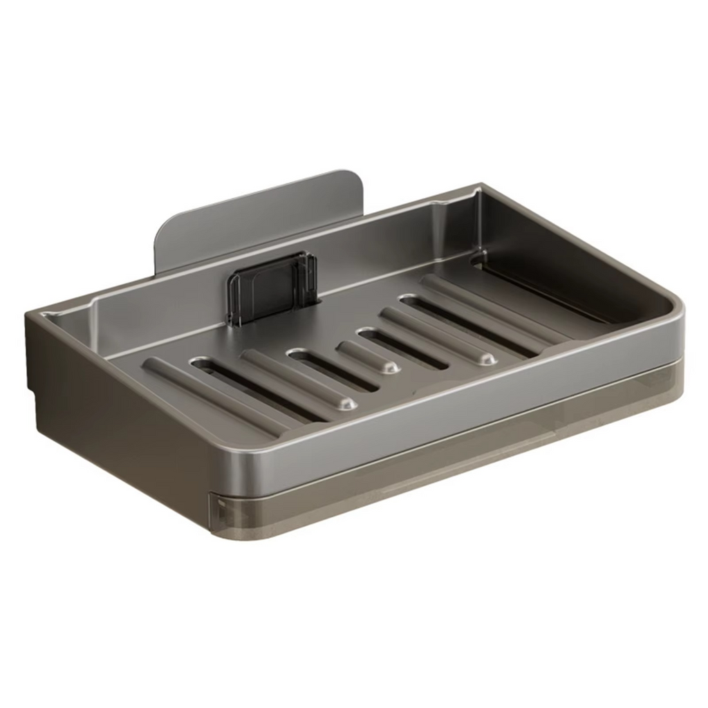 Porte-Savon en Aluminium Chromé – Élégance et Fonctionnalité