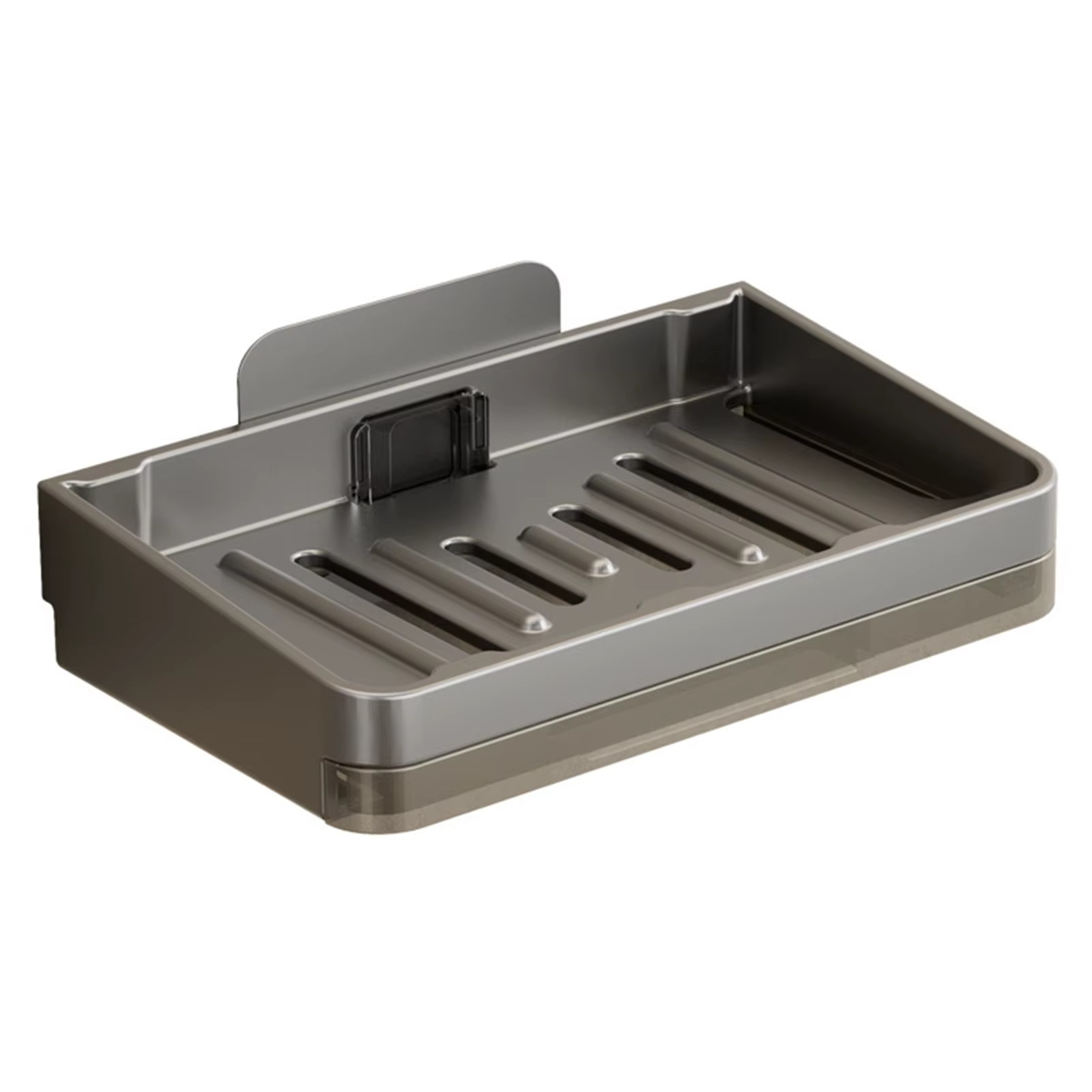 Porte-Savon en Aluminium Chromé – Élégance et Fonctionnalité