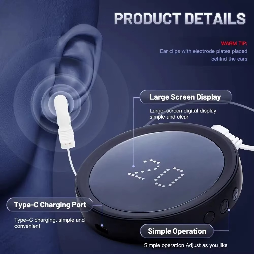 Dispositif CES d’Aide au Sommeil – Électrothérapie Anti-Insomnie & Relaxation