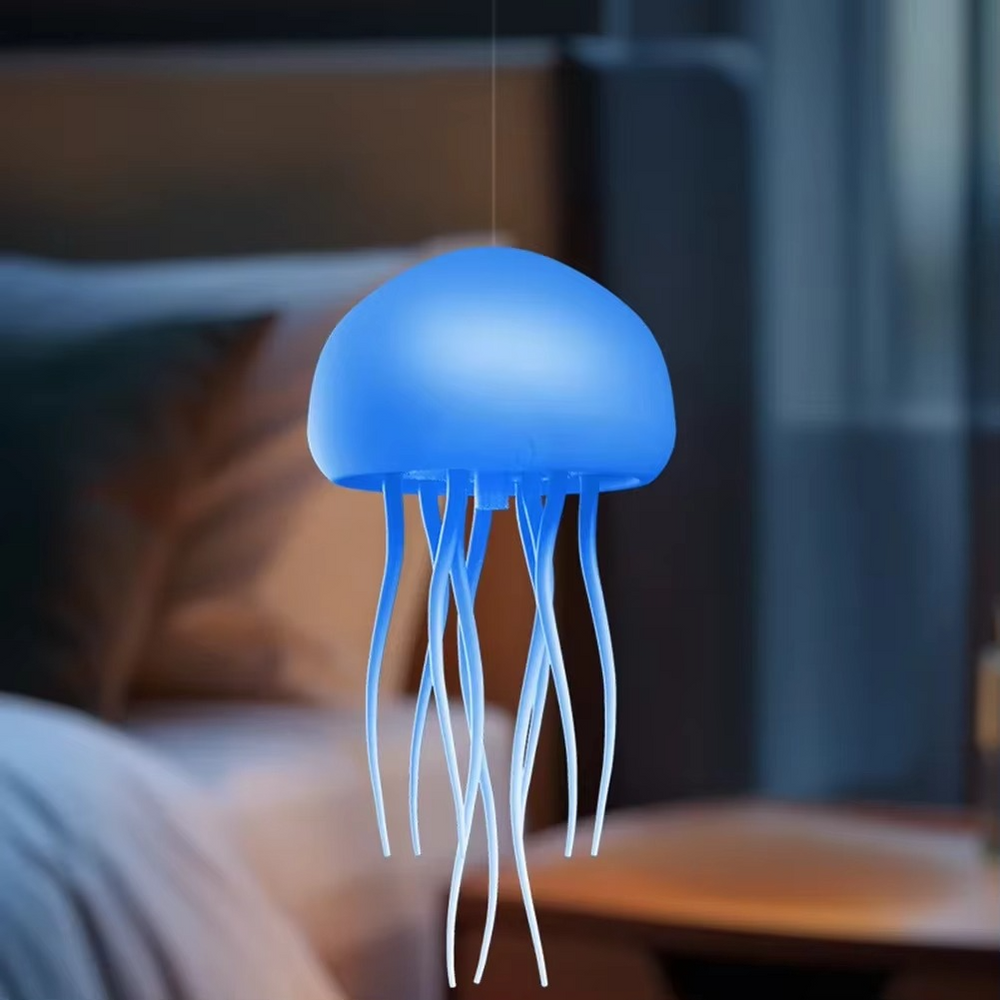 Veilleuse Méduse RGB – Lampe de Table Tactile
