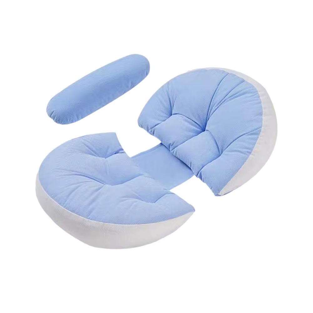 Oreiller de Sommeil Grossesse en Forme de U – Soutien Complet & Confort Absolu