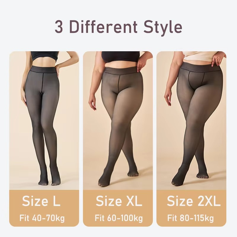 Collants Thermiques Hiver Femme – Effet Translucide Sexy & Confort Absolu