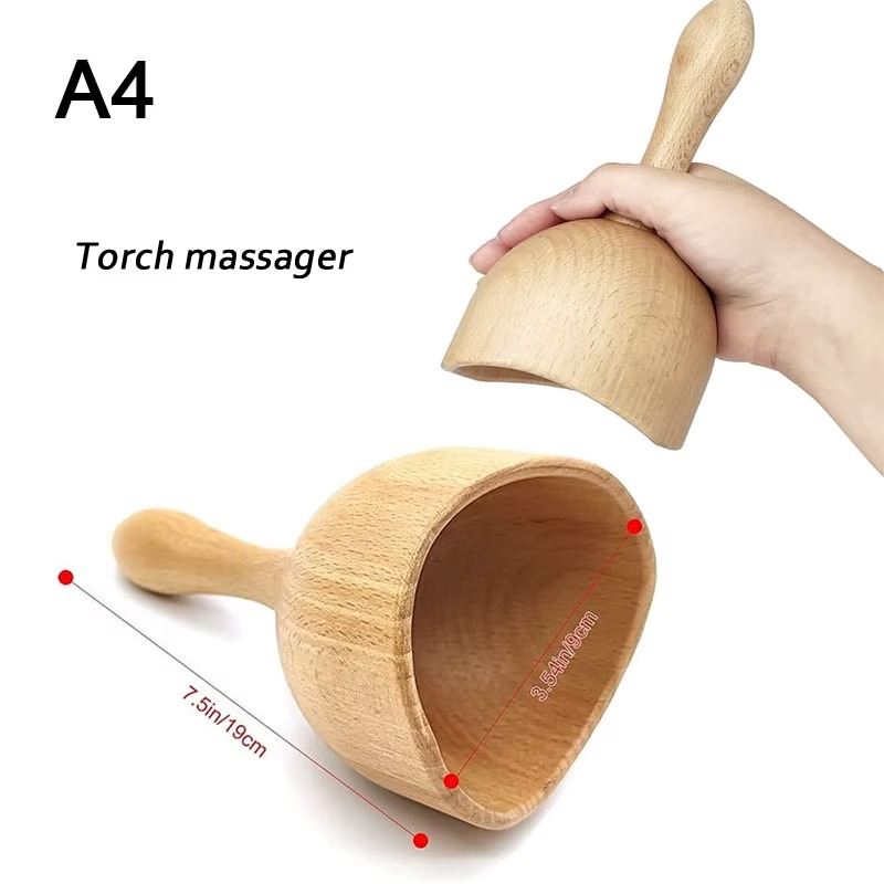 Outil de Massage Thérapeutique en Bois