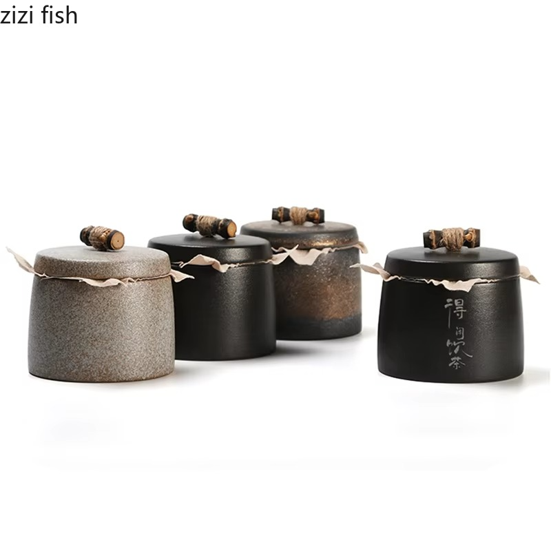 Boîte à Thé en Céramique Scellée