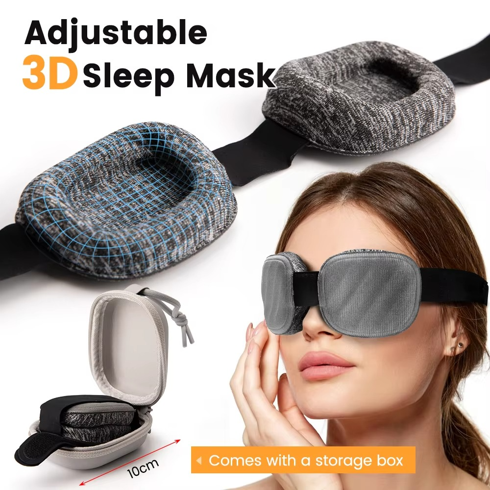 Masque de Sommeil 3D Bloquant la Lumière