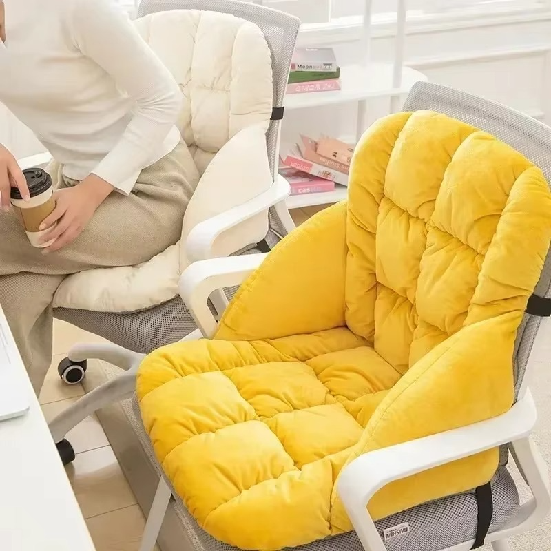Coussin Chaud en Peluche avec Dossier Intégré