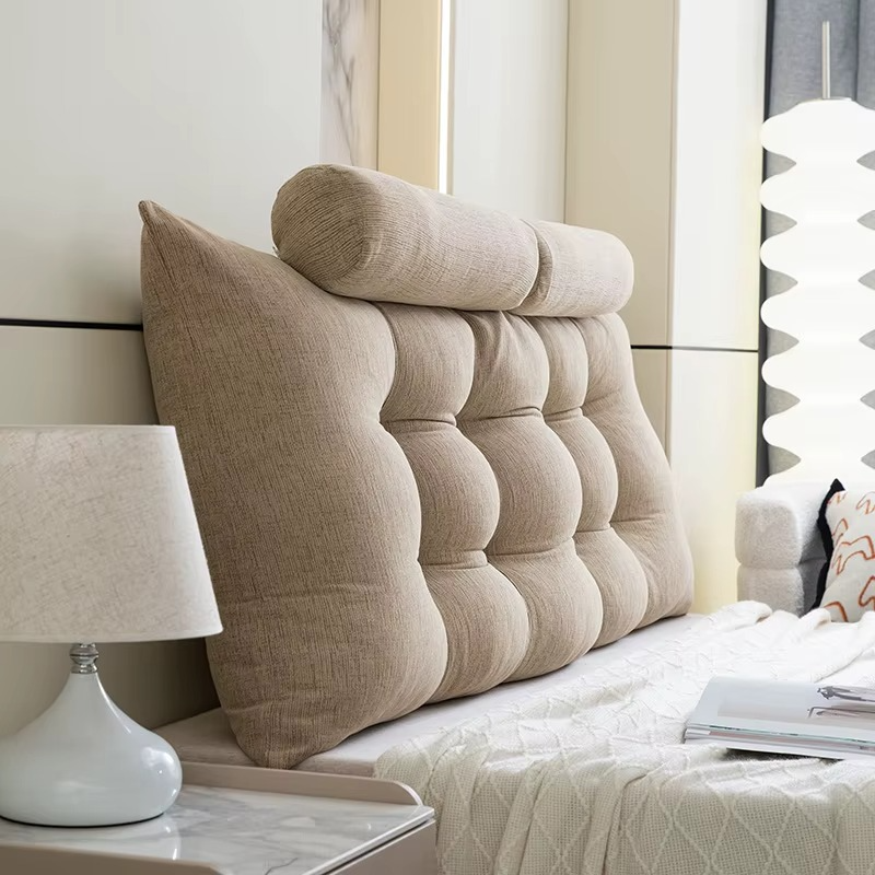 Tête de Lit avec Oreiller Triangulaire de Qualité Supérieure