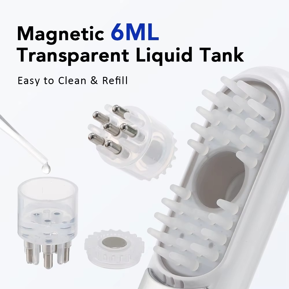 Peigne électrique massant cuir chevelu – LED
