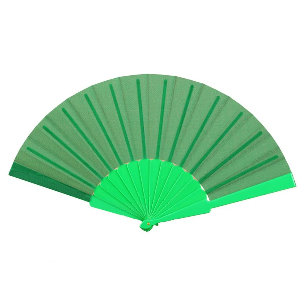 Éventail Pliable en Dentelle Florale