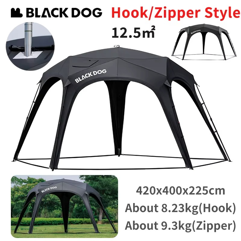 Naturehike BLACKDOG – Auvent Pentagonal à Ouverture Rapide