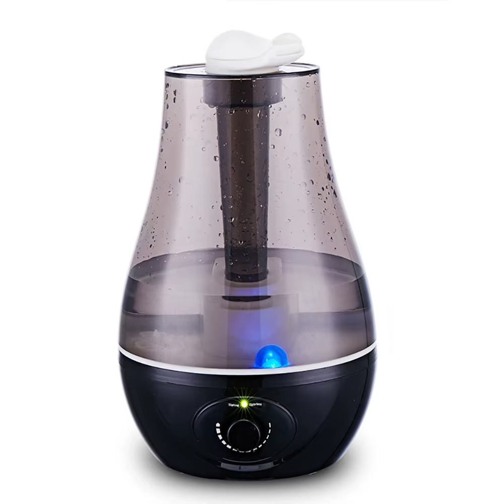 Humidificateur & Diffuseur d’Arômes – Double Brumisation Ultrasons & Éclairage LED Ambiance