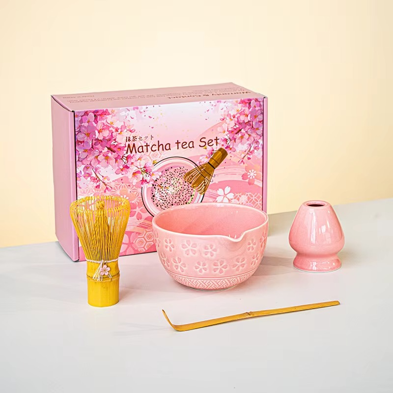 Service à Thé Matcha – Fleurs de Cerisier - Art du Thé Japonais