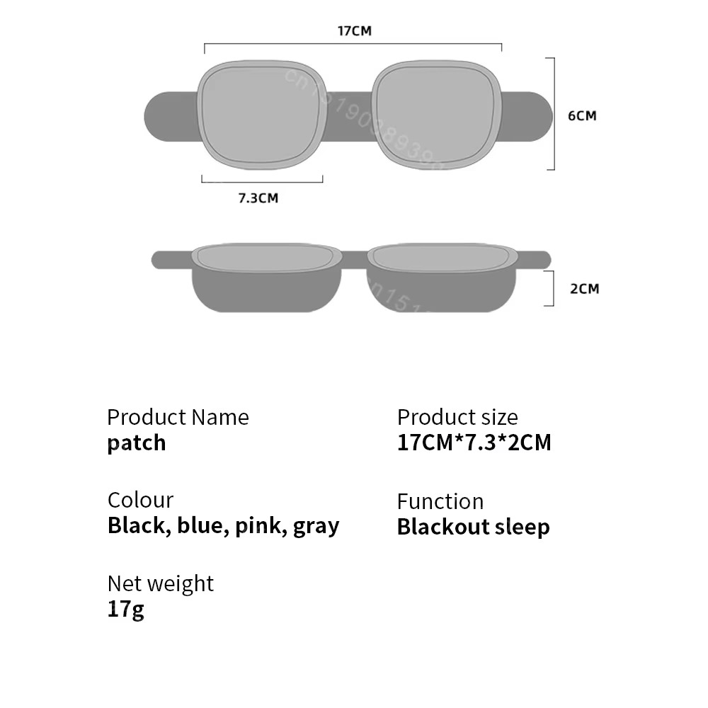 Masque de Sommeil 3D Bloquant la Lumière