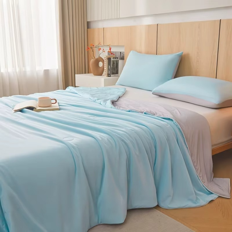 Couette d'Été Rafraîchissante AB Bleu Gris