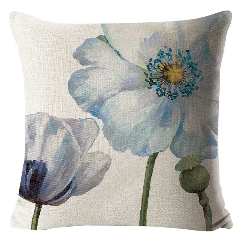 Taie d’Oreiller Fleurie Colorée – Tournesol, Rose, Pissenlit – Déco Maison & Voiture