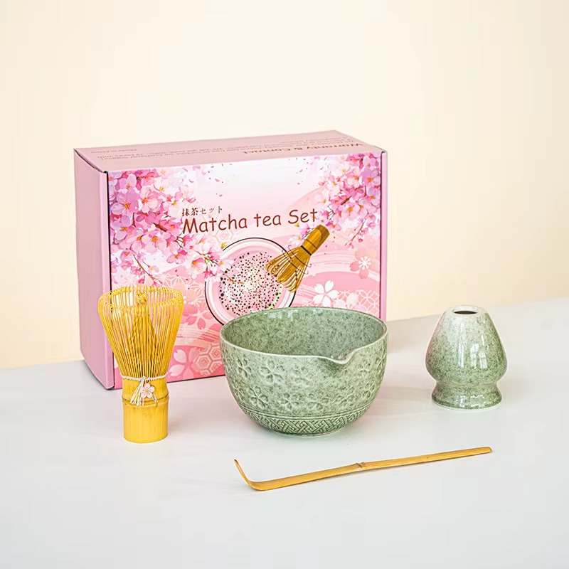Service à Thé Matcha – Fleurs de Cerisier - Art du Thé Japonais