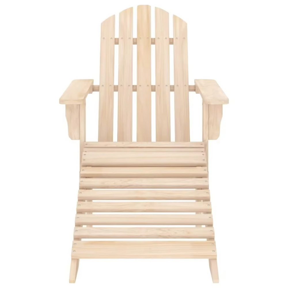 Chaise Adirondack avec Repose-Pieds et Table
