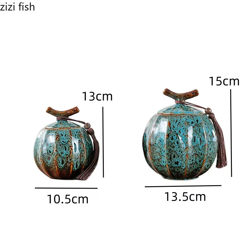 Boîte à Thé en Céramique