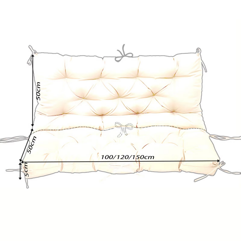 Coussin de Banc Extérieur Imperméable & Résistant au Soleil