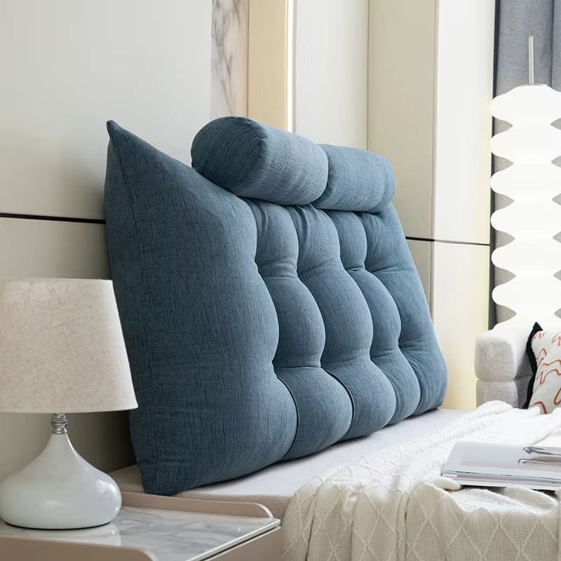 Tête de Lit avec Oreiller Triangulaire de Qualité Supérieure
