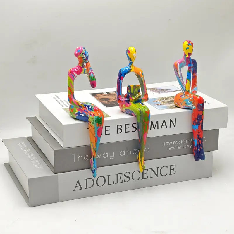 Couverture de Pied avec Sculptures Abstraites