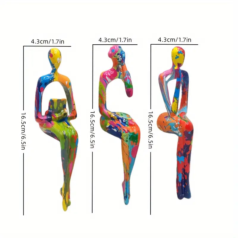 Couverture de Pied avec Sculptures Abstraites