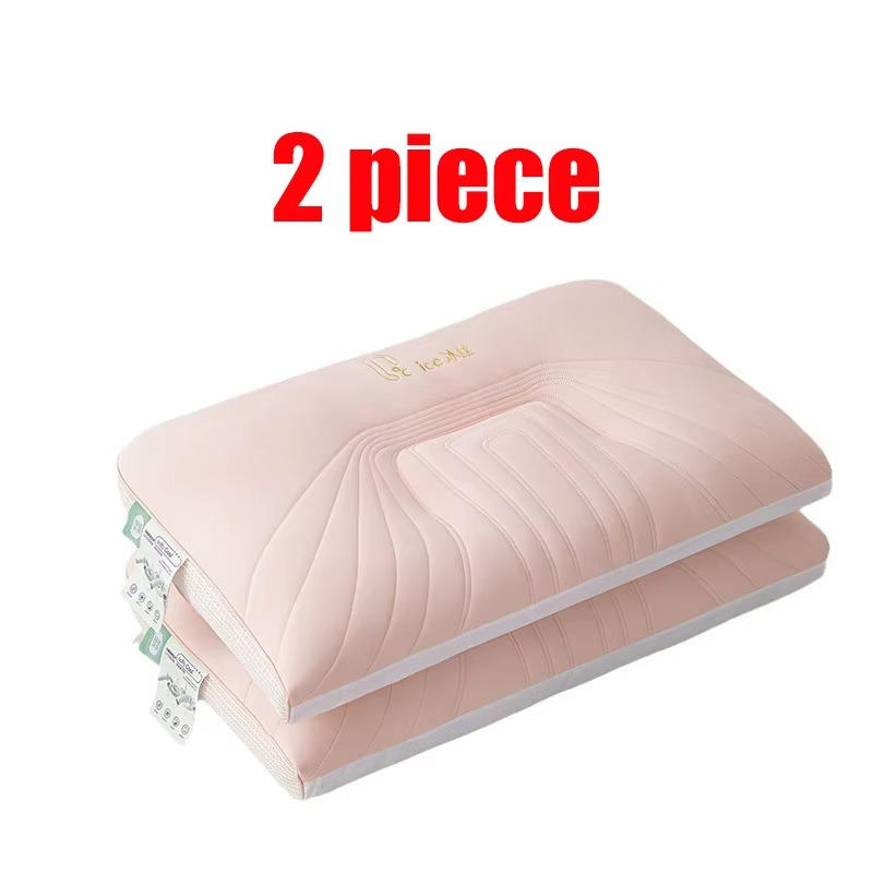 Oreiller Haut de Sommeil Doux en Soie Glacée – Soutien  & Confort du Cou